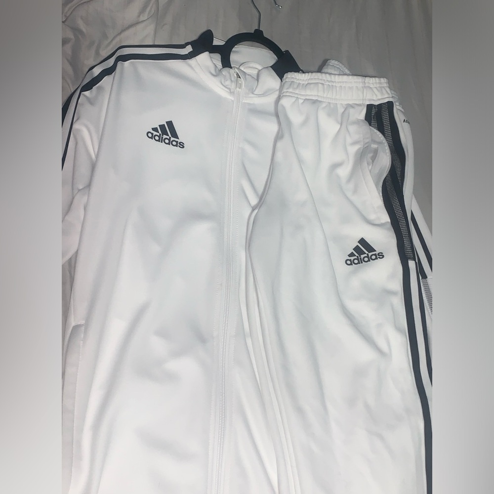 adidas Tiro 21 Track Jacket & Pant Set
White